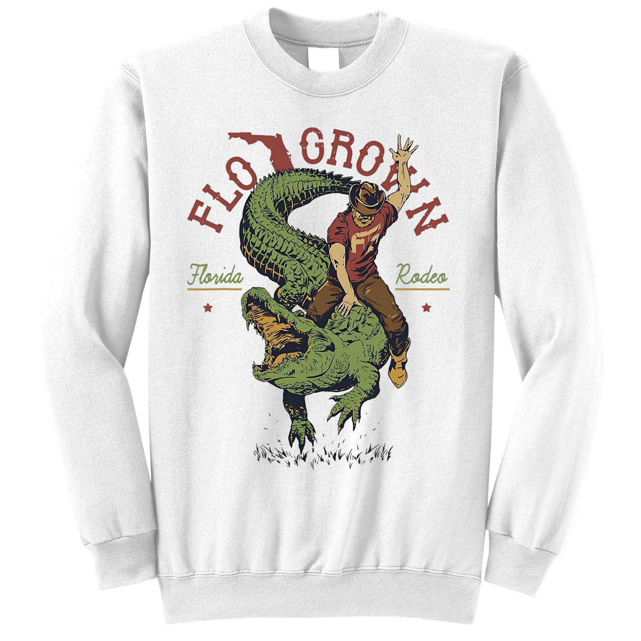 Funny Flo Grown Florida Rodeo Sweatshirt