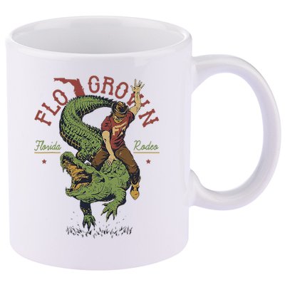 Funny Flo Grown Florida Rodeo 11oz C Handle Ceramic Mug
