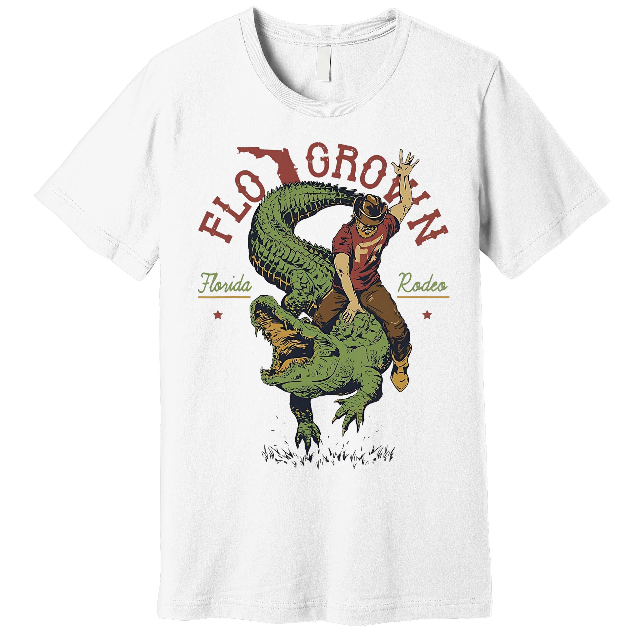 Funny Flo Grown Florida Rodeo Premium T-Shirt