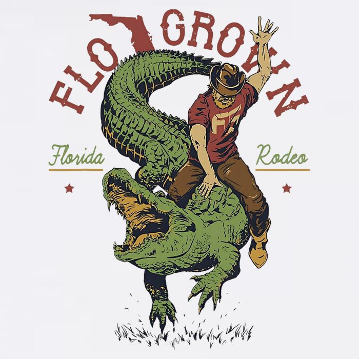 Funny Flo Grown Florida Rodeo Womens Tank Top
