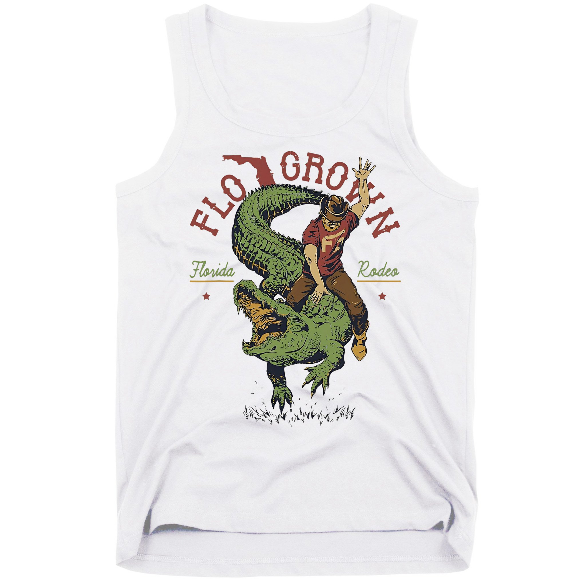 Funny Flo Grown Florida Rodeo Tank Top