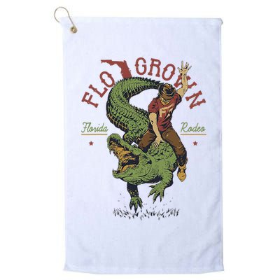 Funny Flo Grown Florida Rodeo Golf Towel