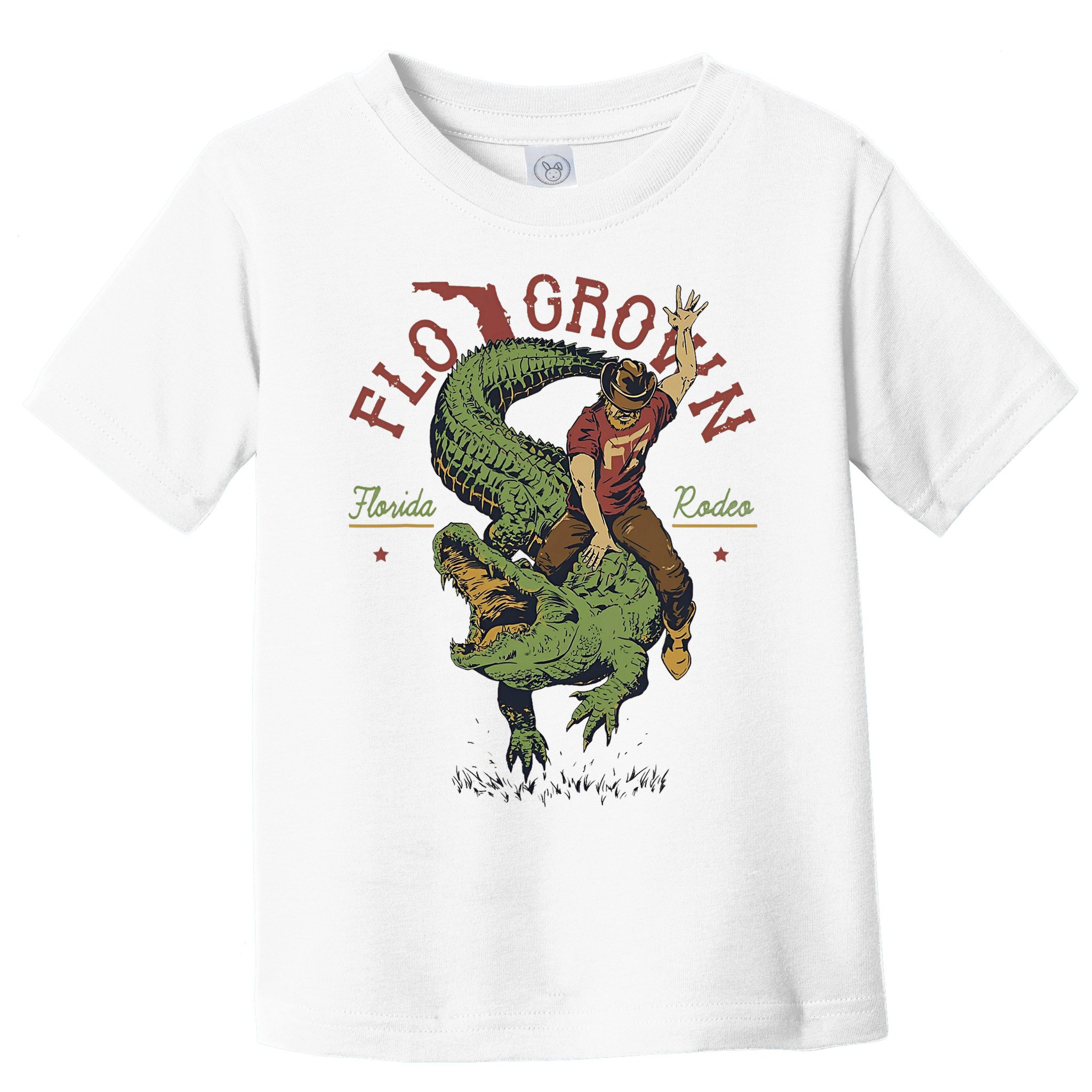 Funny Flo Grown Florida Rodeo Toddler T-Shirt