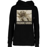 Freddiegibbs Freddie Gibbs Space Rabbit Womens Funnel Neck Pullover Hood