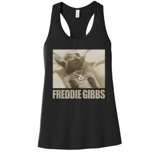 Freddiegibbs Freddie Gibbs Space Rabbit Women's Racerback Tank