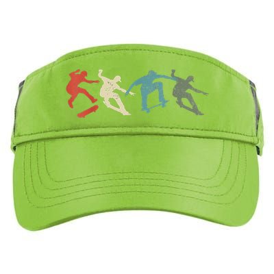 Funny Funny Gift Skateboard Skateboarding Retro Gift For Skateboarders Gift Adult Drive Performance Visor