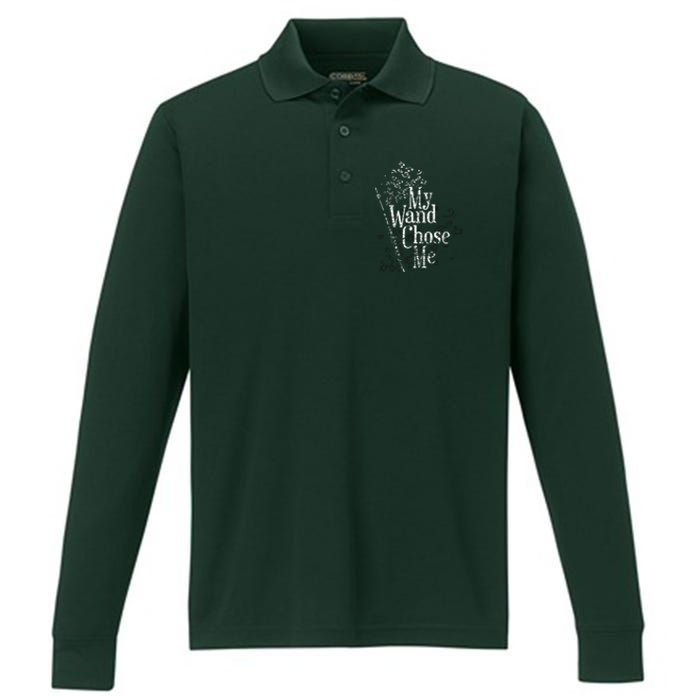 Flute Flutist Gifts Performance Long Sleeve Polo