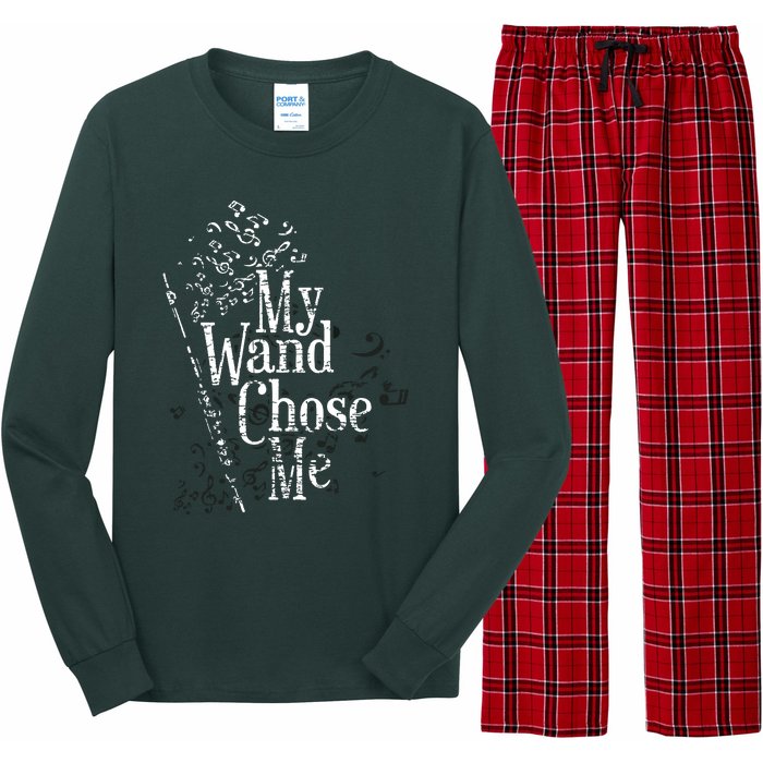 Flute Flutist Gifts Long Sleeve Pajama Set