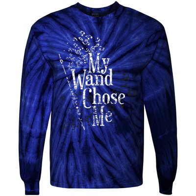 Flute Flutist Gifts Tie-Dye Long Sleeve Shirt