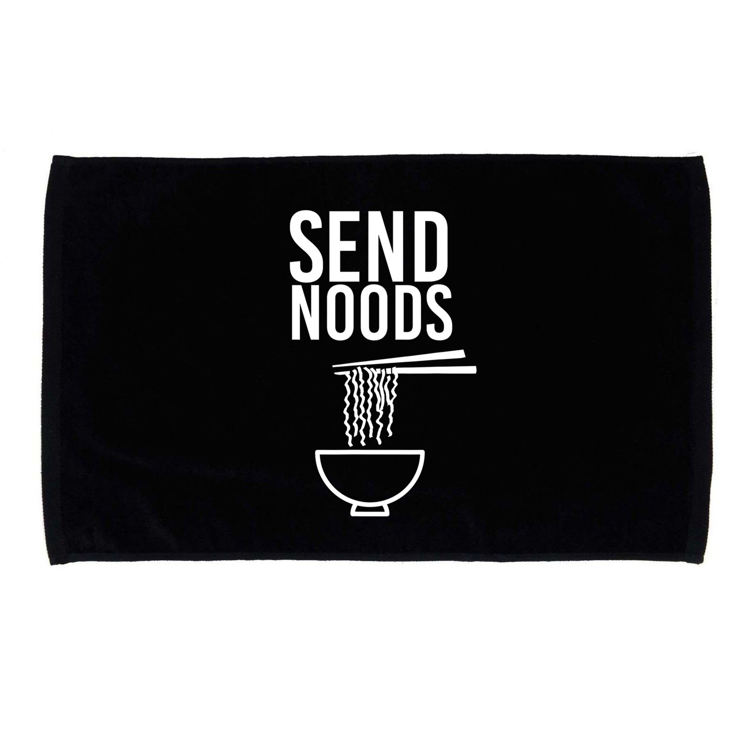 Funny Food Gift Send Noods Foodie Lover Tee Microfiber Hand Towel