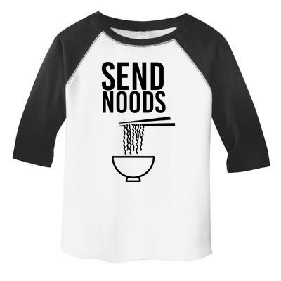 Funny Food Gift Send Noods Foodie Lover Tee Toddler Fine Jersey T-Shirt