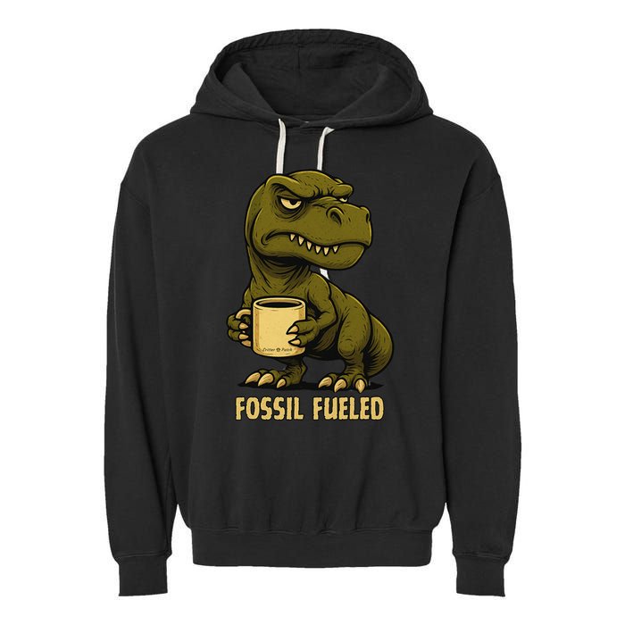 Fossil Fueled Grumpy Garment-Dyed Fleece Hoodie