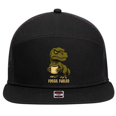 Fossil Fueled Grumpy 7 Panel Mesh Trucker Snapback Hat
