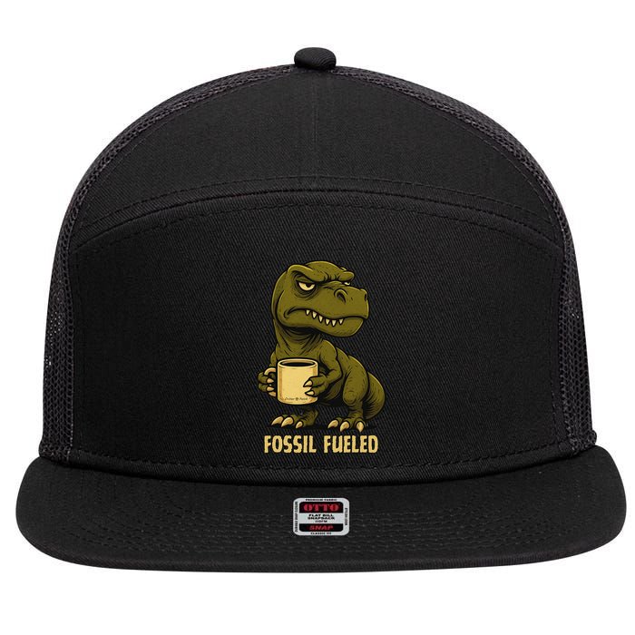 Fossil Fueled Grumpy 7 Panel Mesh Trucker Snapback Hat