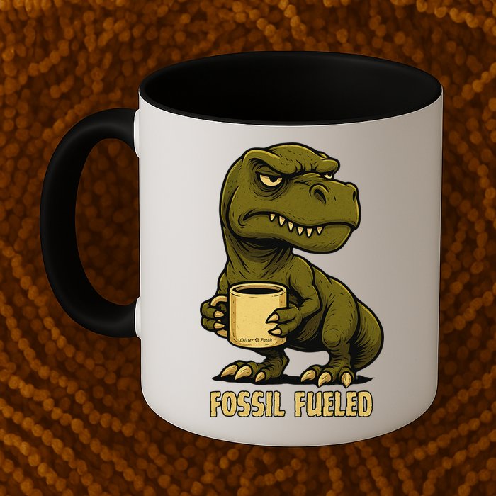Fossil Fueled Grumpy Mug