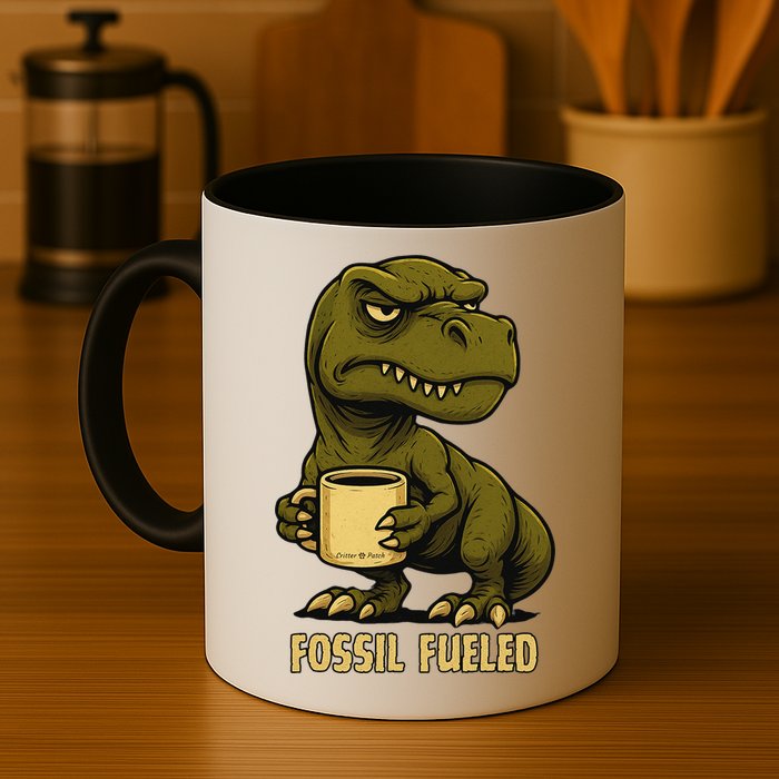 Fossil Fueled Grumpy Mug