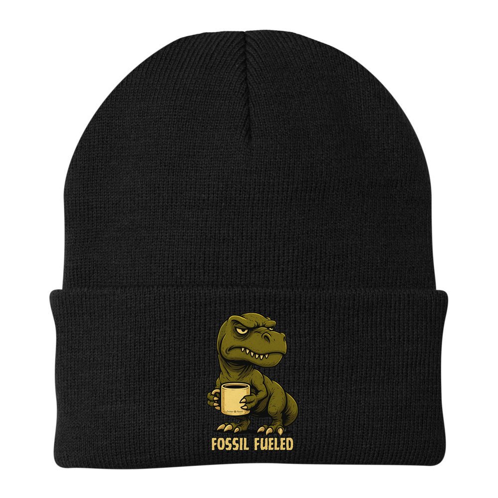 Fossil Fueled Grumpy Beanie