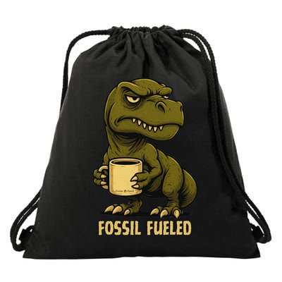 Fossil Fueled Grumpy Drawstring Bag