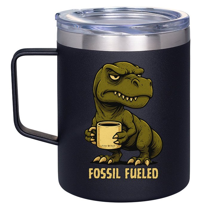 Fossil Fueled Grumpy 12oz Stainless Steel Coffee Mug