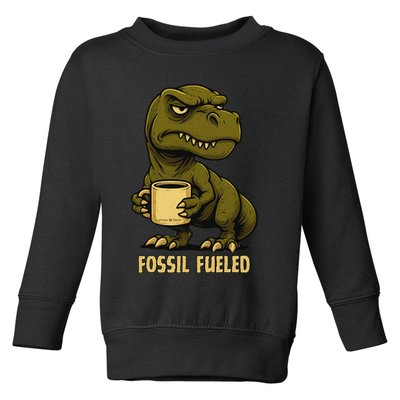 Fossil Fueled Grumpy Toddler Sweatshirt