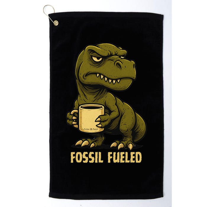 Fossil Fueled Grumpy Golf Towel