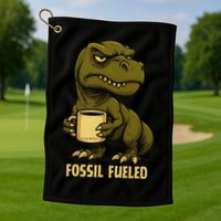Fossil Fueled Grumpy Golf Towel