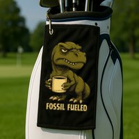 Fossil Fueled Grumpy Golf Towel