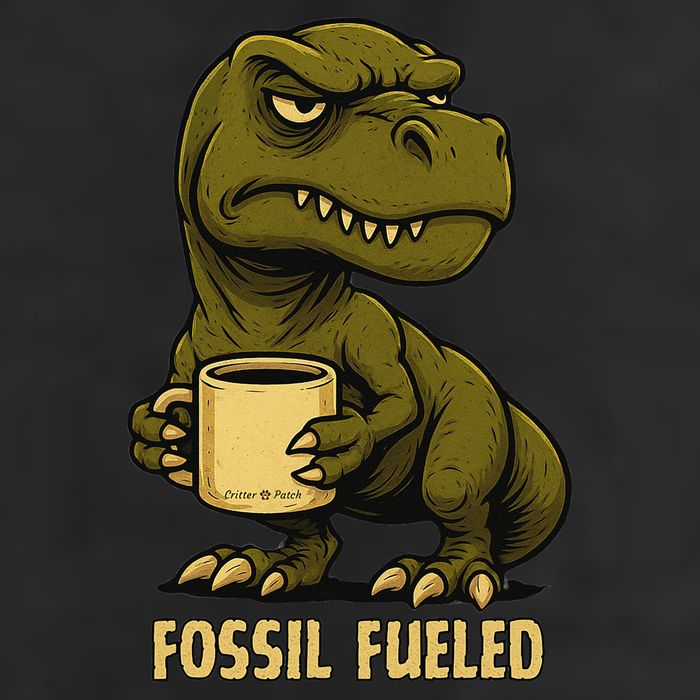 Fossil Fueled Grumpy Golf Towel
