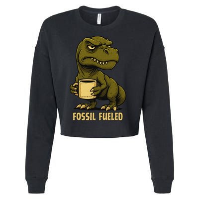 Fossil Fueled Grumpy Cropped Pullover Crew