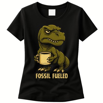Fossil Fueled Grumpy Womens T-Shirt