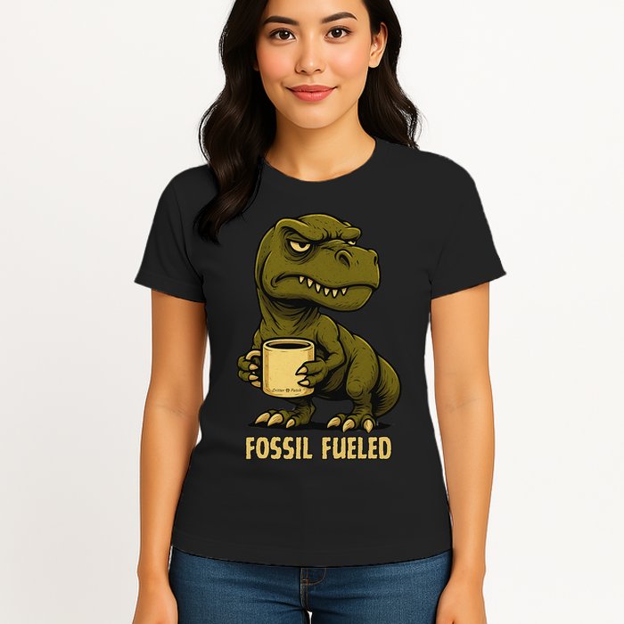 Fossil Fueled Grumpy Womens T-Shirt
