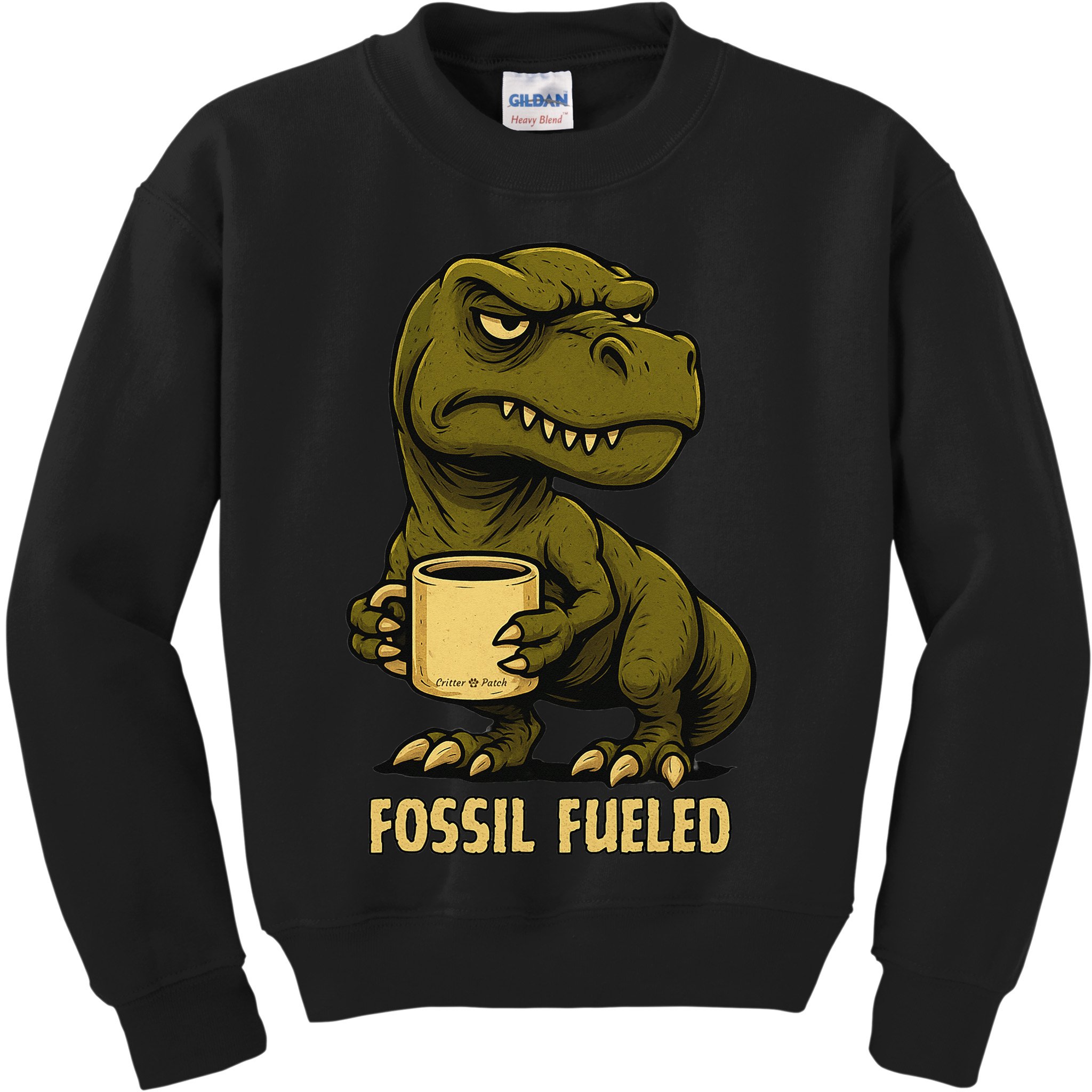 Fossil Fueled Grumpy Kids Sweatshirt