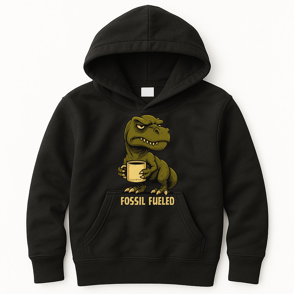Fossil Fueled Grumpy Kids Hoodie