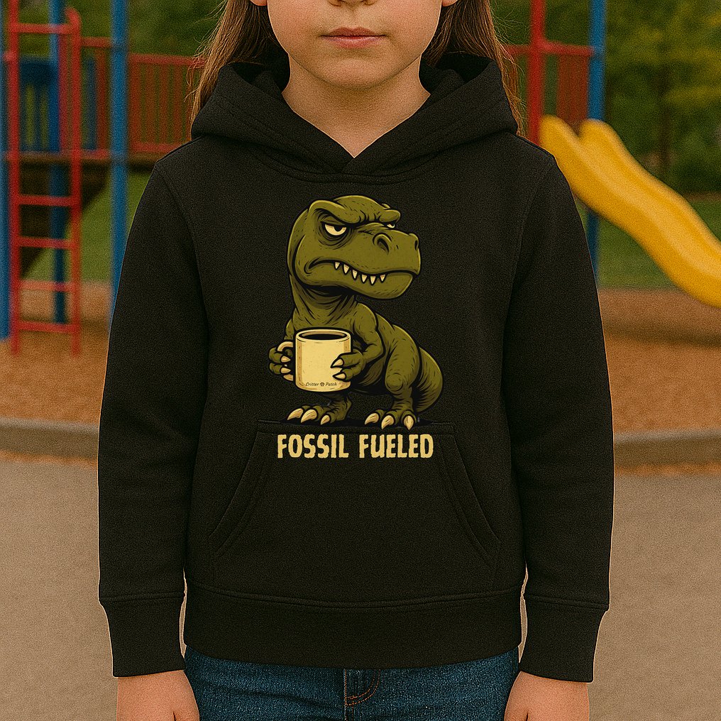 Fossil Fueled Grumpy Kids Hoodie