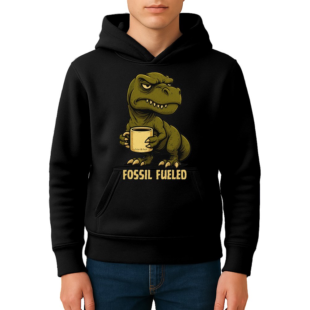 Fossil Fueled Grumpy Kids Hoodie