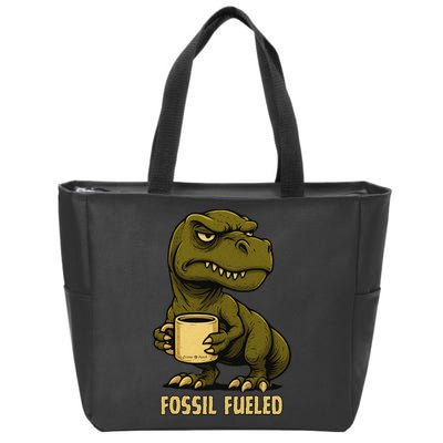 Fossil Fueled Grumpy Zip Tote Bag