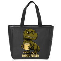 Fossil Fueled Grumpy Zip Tote Bag