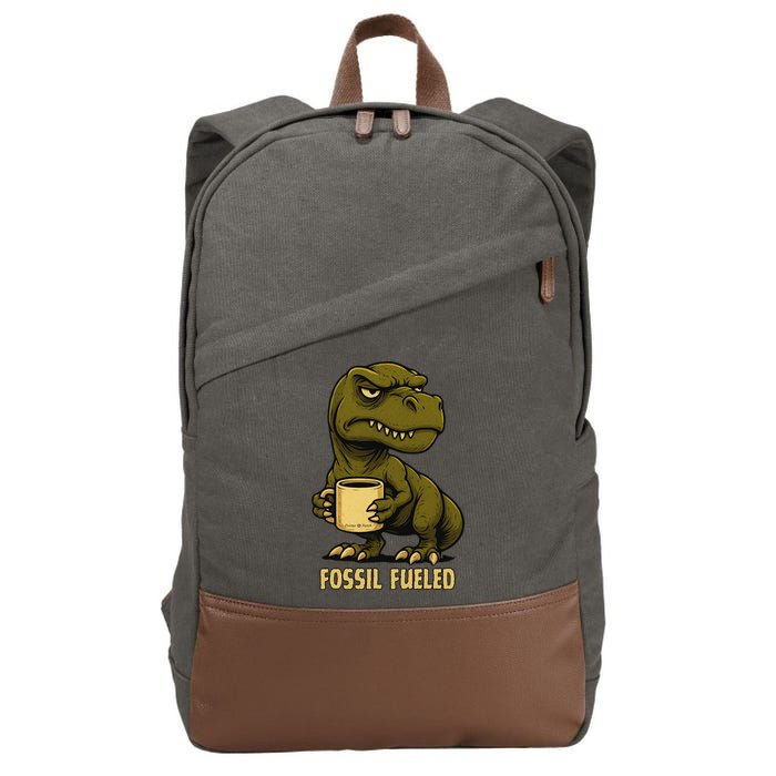 Fossil Fueled Grumpy Cotton Canvas Backpack