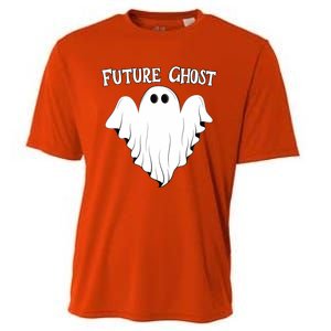 Funny Future Ghost Paranormal Halloween Cooling Performance Crew T-Shirt