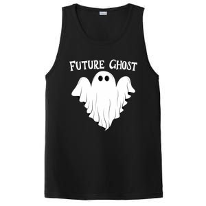 Funny Future Ghost Paranormal Halloween PosiCharge Competitor Tank