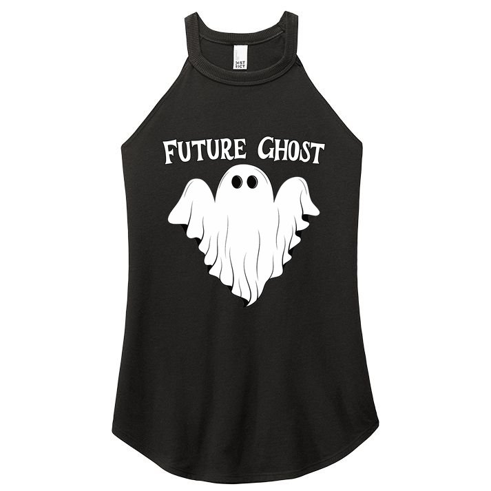 Funny Future Ghost Paranormal Halloween Women's Perfect Tri Rocker Tank