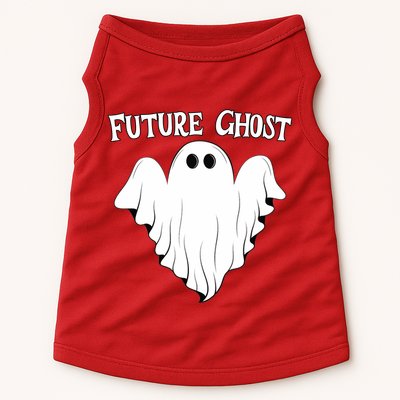 Funny Future Ghost Paranormal Halloween Doggie Tank