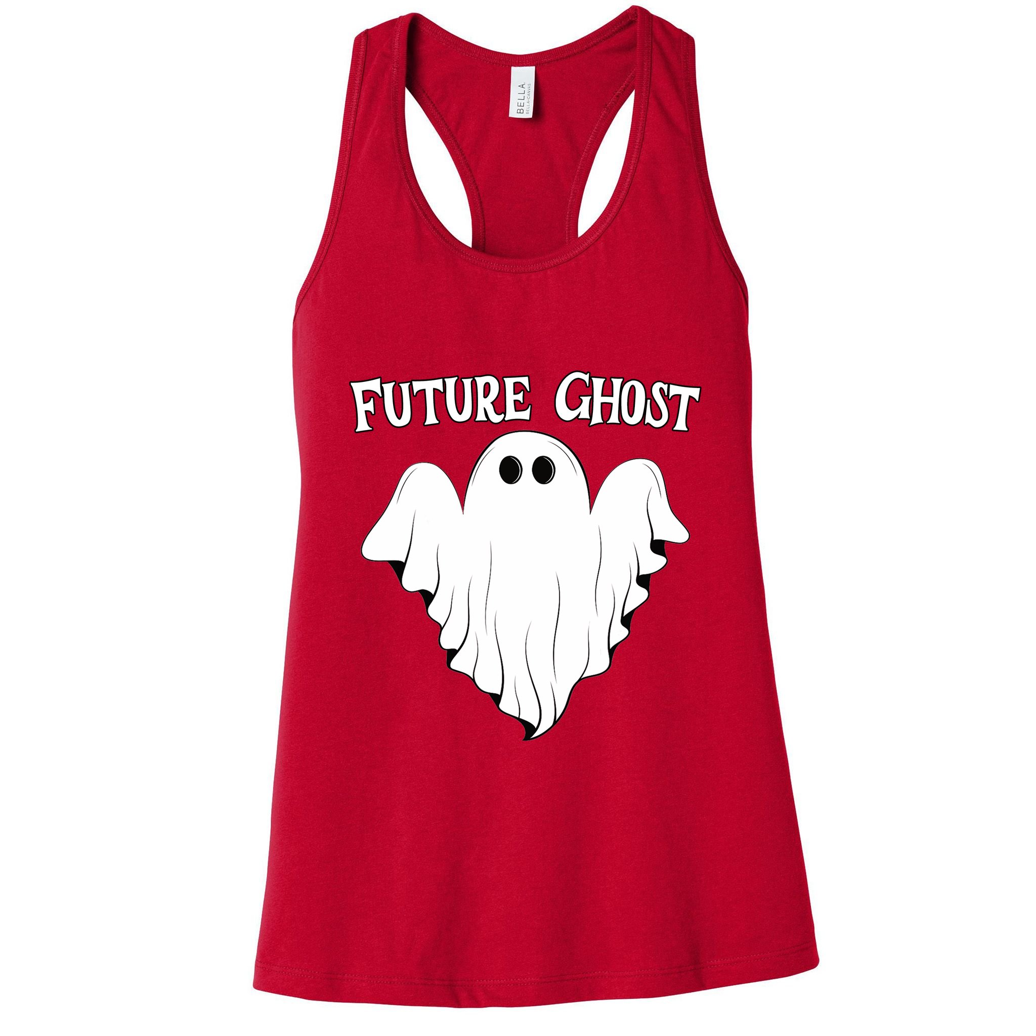 Funny Future Ghost Paranormal Halloween Womens Tank Top