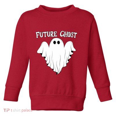 Funny Future Ghost Paranormal Halloween Toddler Sweatshirt