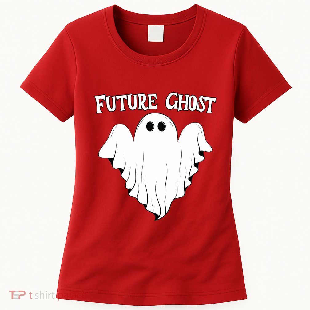 Funny Future Ghost Paranormal Halloween Womens T-Shirt