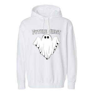 Funny Future Ghost Paranormal Halloween Garment-Dyed Fleece Hoodie