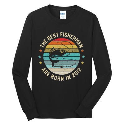 Fishing Fisherman Gift For 8 Year Old 8 Birthday 2012 Tall Long Sleeve T-Shirt