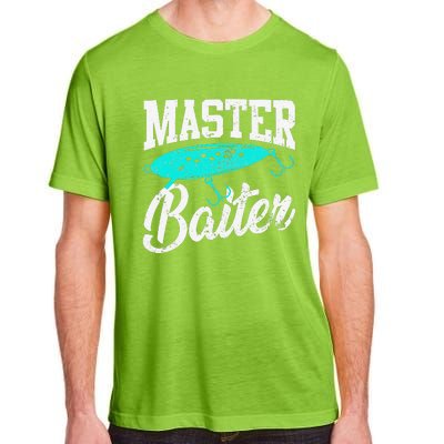 Funny Fishermen Gifts Adult Humor Fishings Master Baiter Adult ChromaSoft Performance T-Shirt