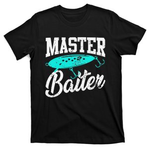 Funny Fishermen Gifts Adult Humor Fishings Master Baiter T-Shirt