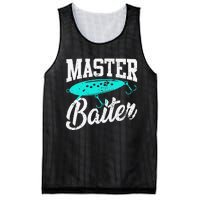 Funny Fishermen Gifts Adult Humor Fishings Master Baiter Mesh Reversible Basketball Jersey Tank